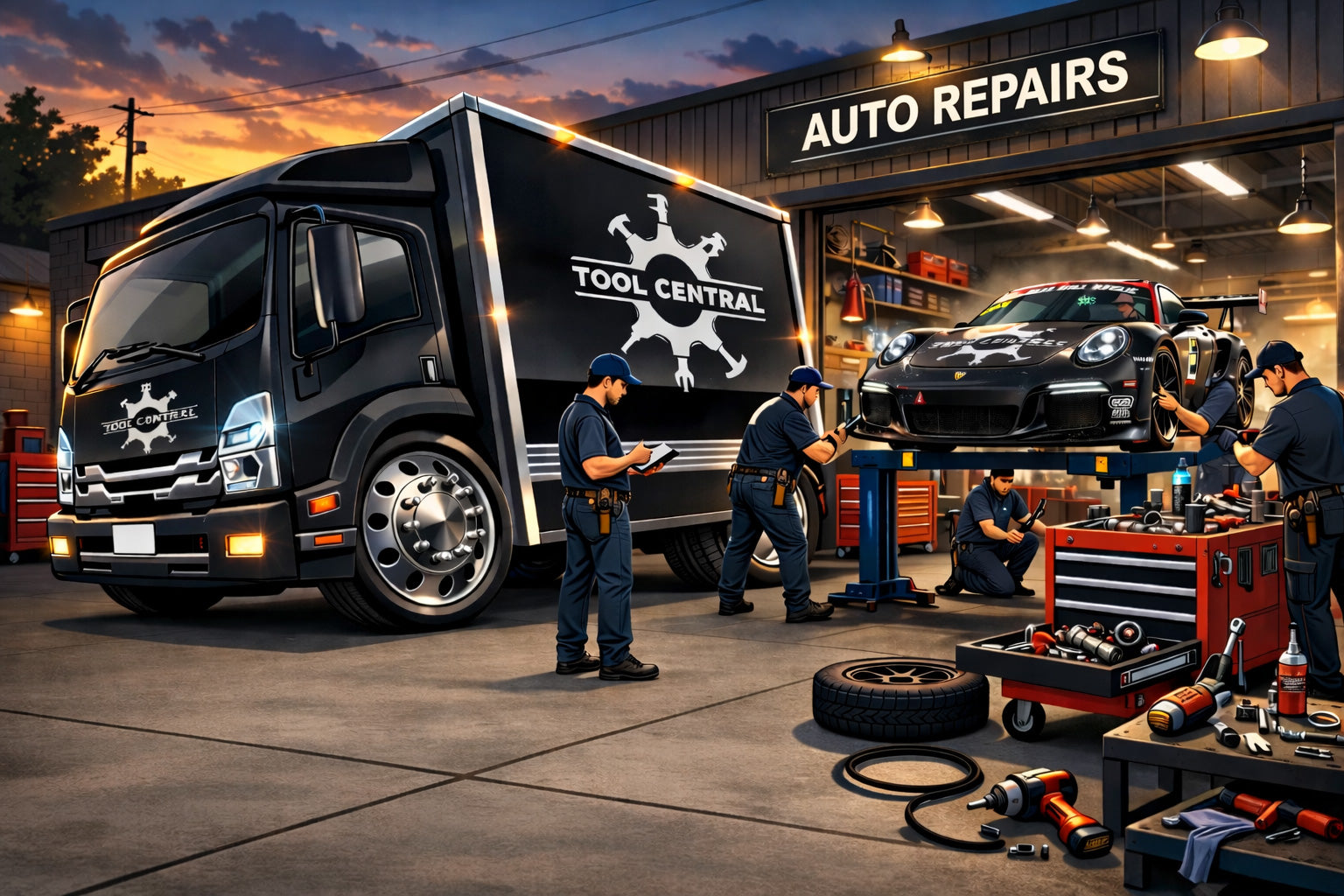 TOOL CENTRAL GARAGE - a mobile tool truck like no other!