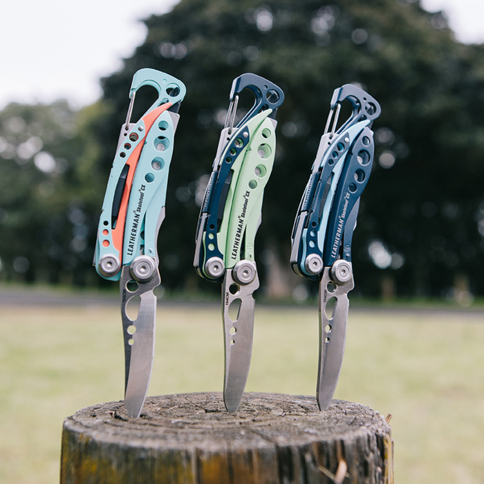 Leatherman 7 Tool Skeletool CX Lightweight Multi-Tool with Knife Blade Paradise