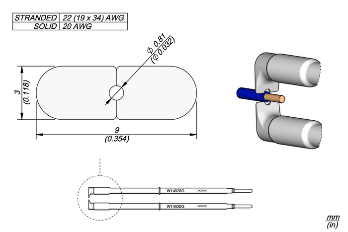 JBC 20G Cartridges Ø 0.81mm W14020G