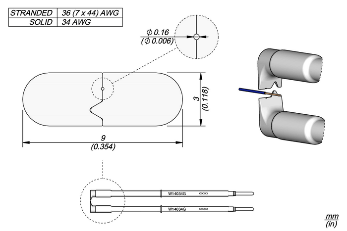 JBC 34G Cartridges Ø 0.16mm
