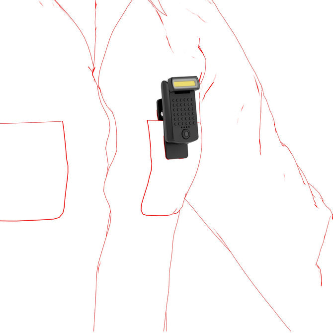 Ledlenser W1R 220lm Rechargeable Ultra-Compact Powerful Versatile Work Clip-Light