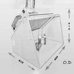 BenchVent Hooded & Ducted Air Extraction Cabinet BV200H-D