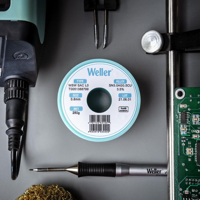 Weller WSW SAC M1 Solder Wire 0.5mm 100g T0051388299