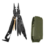 Leatherman 15 Tool MUT® EOD Black Oxide Multi-Tool with Green MOLLE Sheath