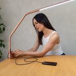 Daylight Slimline 4 LED Table Lamp - Rose Gold
