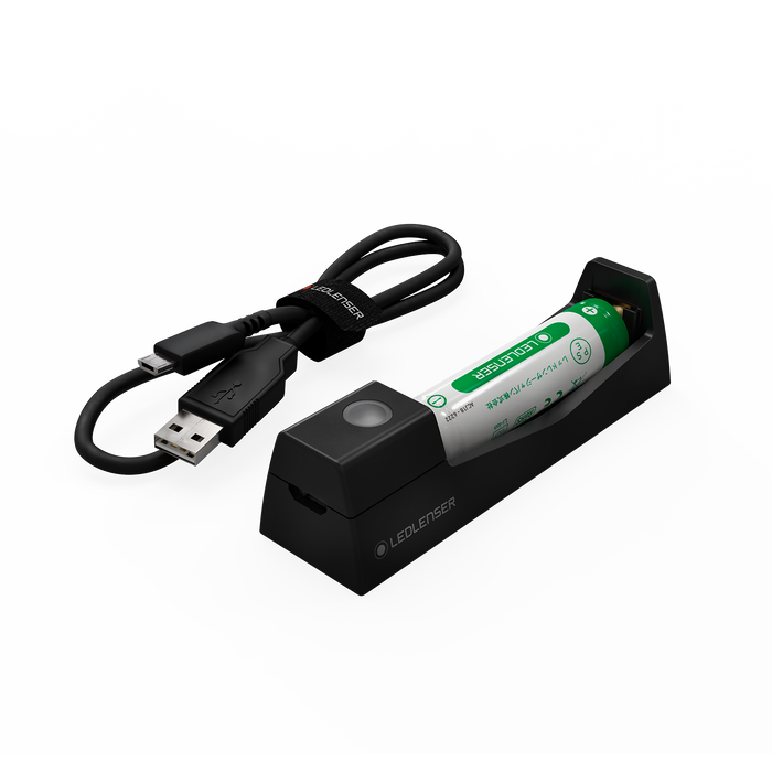 Ledlenser Accessory Charging Station Includes 1 x 14500 Li-ion Rechargeable Battery