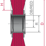 Lessmann Bench Grinder Wire Wheel Brush Dia 200mm Tube 50mm Steel Wire 0.20mm Reducing Ring with Adapter Set
