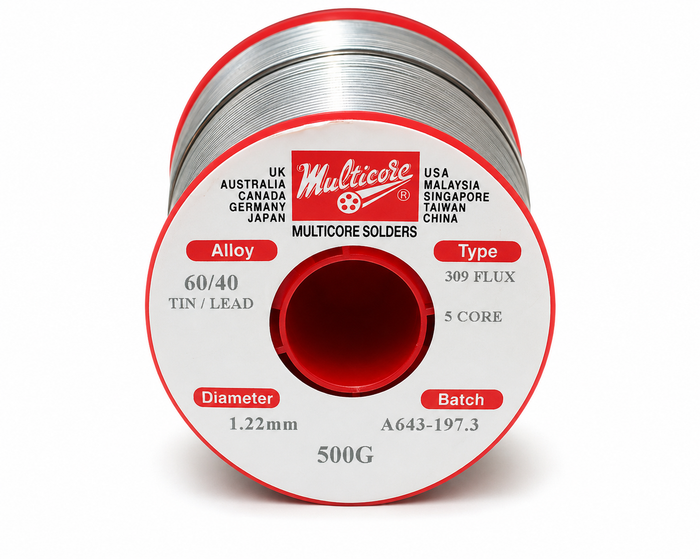 Multicore 5C 399 60/40 1.25mm 500g