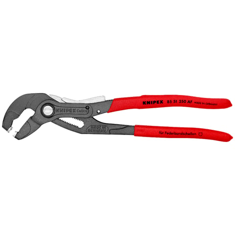 Knipex 85 51 250 AF Spring Hose Clamp Pliers with Retainer