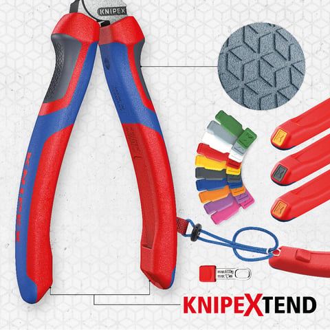 Knipex 95 12 225 StepCut XL Cable Shears with Step Cut
