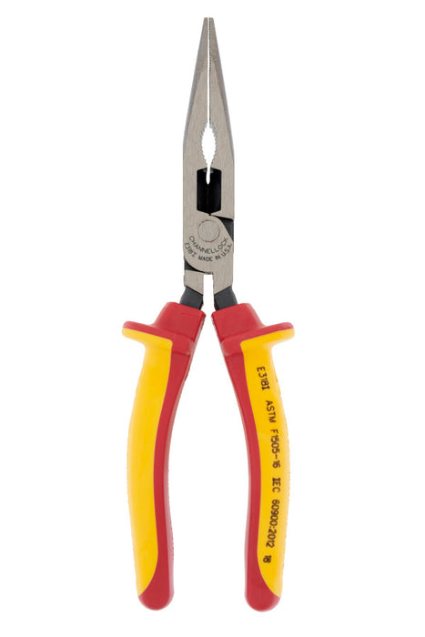 Channellock VDE Insulated Long Nose Pliers XLT 200mm 318I