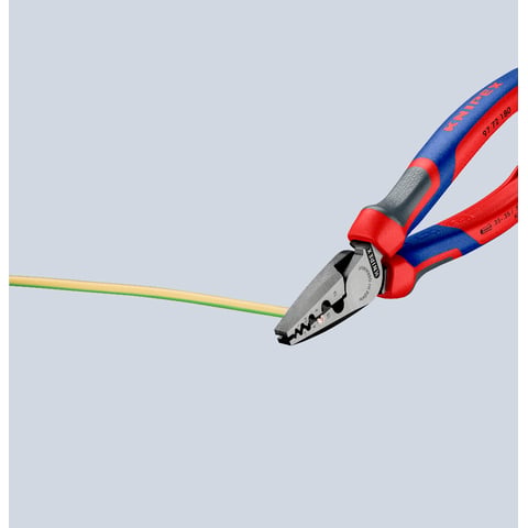 Knipex 97 72 180 Crimping Pliers for Wire Ferrules