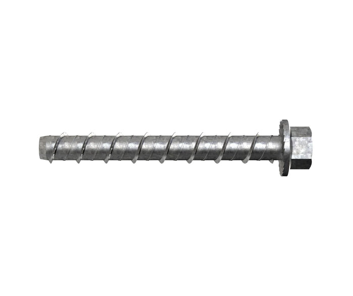 Bremick Masonry Screw Anchor Galvanised 6mm x 50mm, 100pk