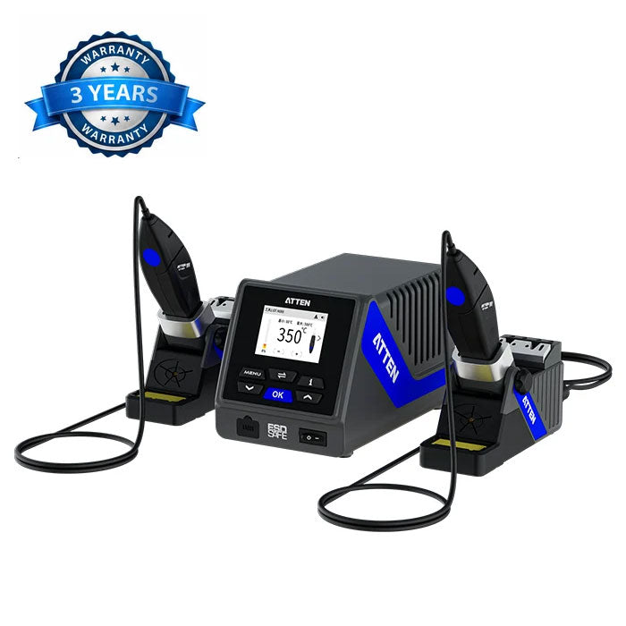 Atten GT-6120C Precision Soldering Station with 2 x GT-N080 Tweezers