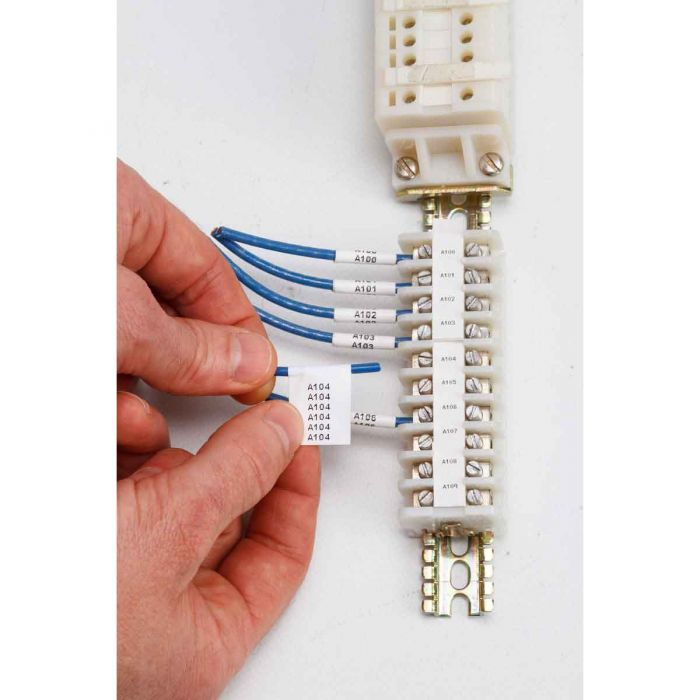 Brady Self-Laminating Vinyl Wrap Around Wire and Cable Labels 19.05mm(H) x 38.10mm(W) for M7 Printers