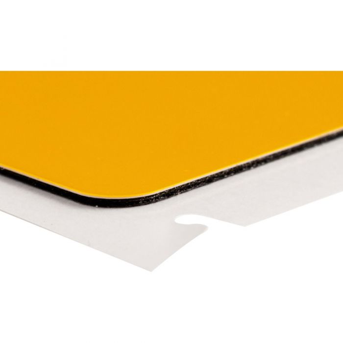 Brady Raised Pabel Labels for M7 Printers 12.45mm(H) x 26.92mm(W) Yellow