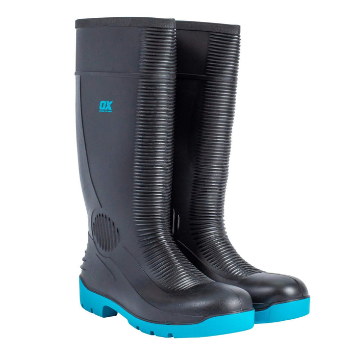 OX Water Proof Safety Boot (PVC)  Size 9