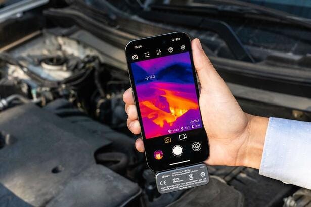 Fluke TC01C 25HZ Thermal Camera FU4 256x192 25HZ for IOS Type C with HSS TC01C 25HZ