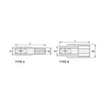 Toptul 6 Point CR-V Deep Socket 1/4in Dr. x 6mm x 50mm