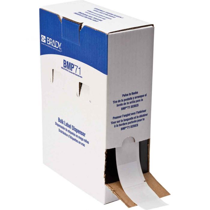 Brady Self-Laminating Vinyl Wrap Around Wire and Cable Labels 101.60mm(H) x 38.10mm(W) for M6 & M7 Printers