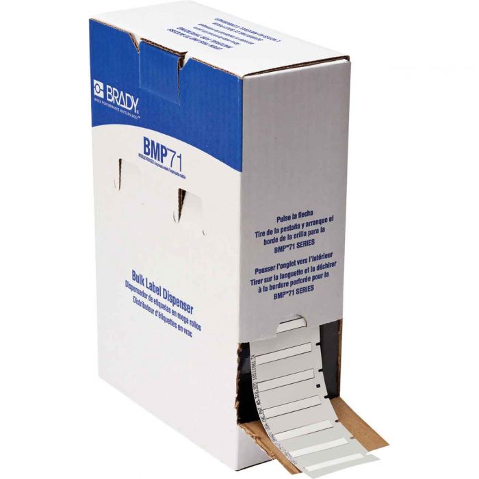 Brady PermaSleeve Low Smoke Zero Halogen Heat Shrink Wire and Cable Labels 44.45mm(W) x 5.97mm(H) for M6 & M7 Printers