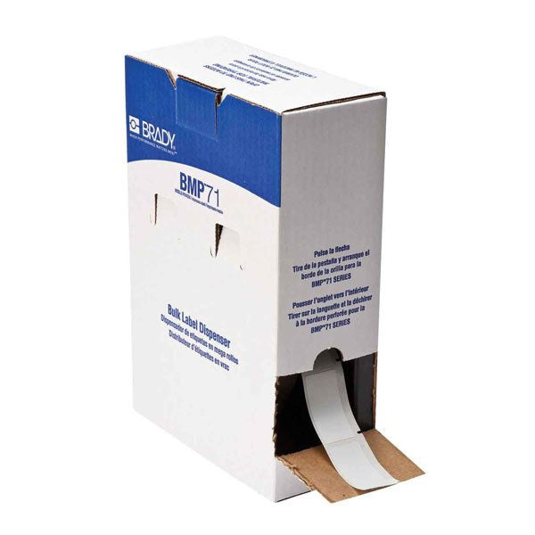 Brady BMP71 Self Laminating Labels B-427 25.4mm x 63.5mm 1000 Roll