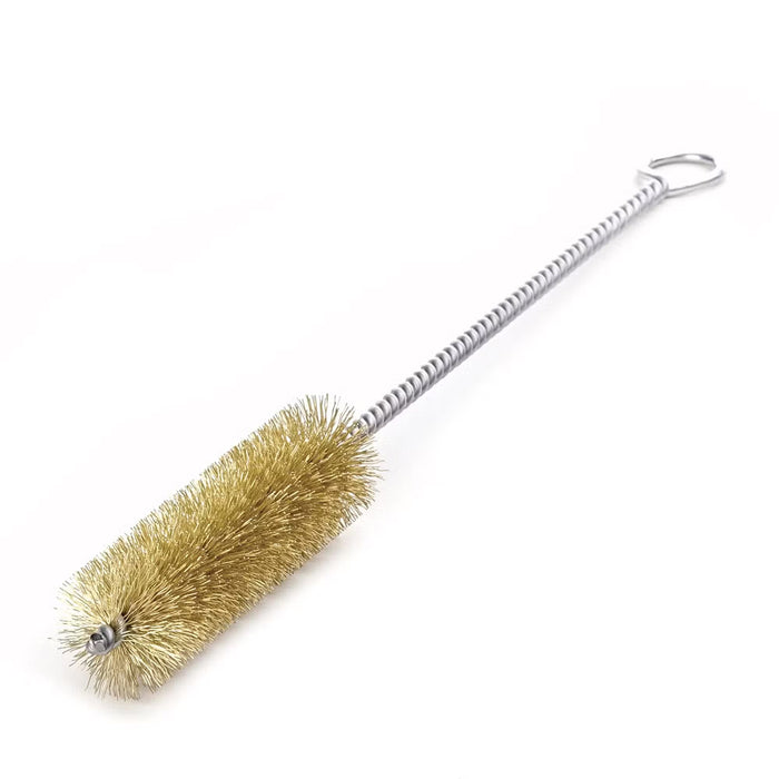 Lessmann Cylinder Brush IBZ 300 x 100mm Dia 8mm Brass Wire MES Crimped 0.12mm