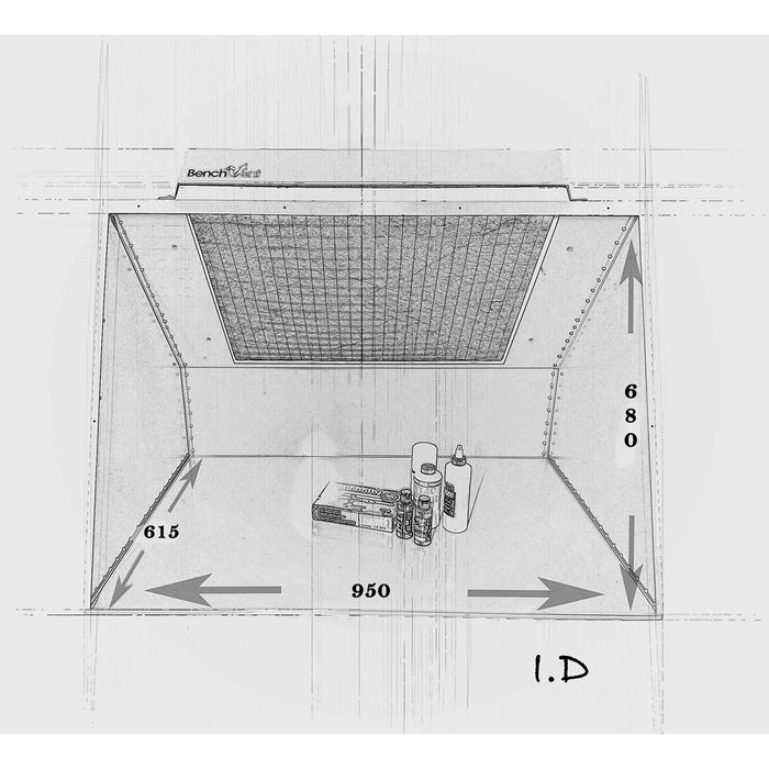 BenchVent Air Filtration Cabinet BV100H