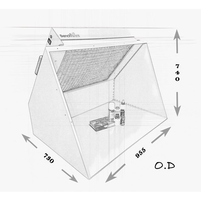 BenchVent Air Filtration Cabinet BV100H