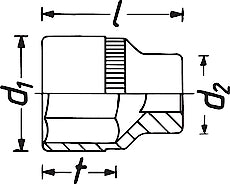 Hazet 880-E12 3/8