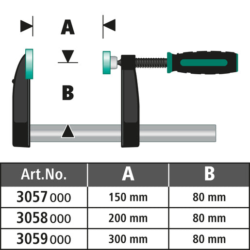 Wolfcraft Screw Clamp 200mm *COMING SOON*