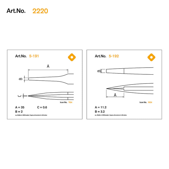 Bernstein ESD Tool Kit Antistatic 17 Piece Set 320x250x50mm 2220