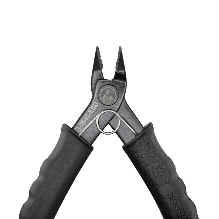 Bernstein ESD Stripping Side Cutters Full Flush for CU-Wire Up to Ø 0.8mm 3-0645-ESD