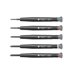 Bernstein Micro Screwdriver Phillips-Recess PH0000-PH1 Set 5 Piece in Plastic Box 4-380-PH