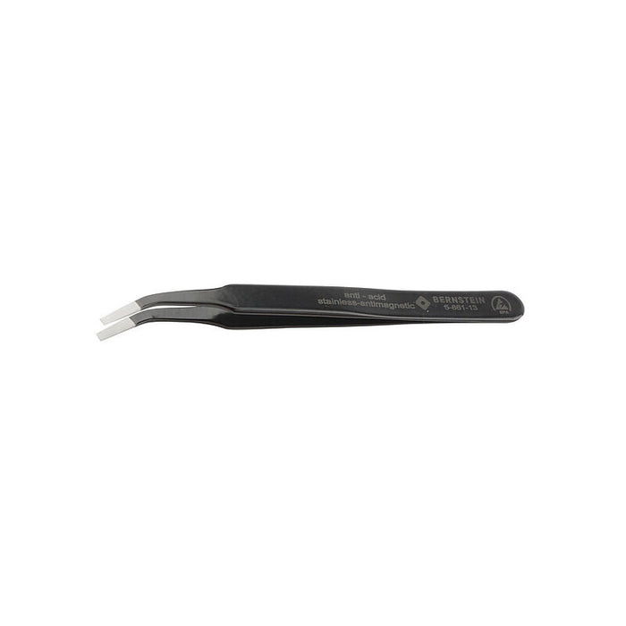 Bernstein ESD SMD Tweezers 120mm Form FB Stainless Steel Dissipative 5-861-13