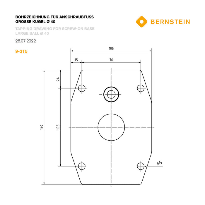 Bernstein 9-215 Spannfix Ball Joint Vice