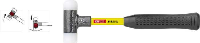 PB Swiss 303.4 Dead-Blow Mallet with Plastic Head 597g