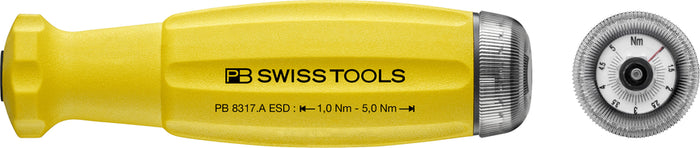 PB Swiss 8317.A 1.0-5 ESD MecaTorque Torque Screwdriver with Analog Scale