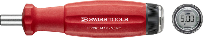PB Swiss 9320.M 1.0-5.0 Nm DigiTorque V02 Torque Screwdriver with Digital Display