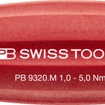 PB Swiss 9320.M 40-200  DigiTorque V02 Torque Screwdriver with Digital Display in Cardboard Box