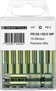 PB Swiss E6 192 MP Pozi PZ2 PrecisionBit Design E 6.3 (1/4