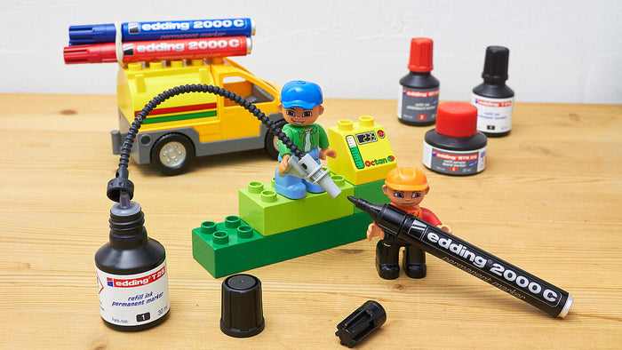 edding e-2000C Permanent Marker, Black