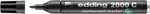 edding e-2000C Permanent Marker, Black