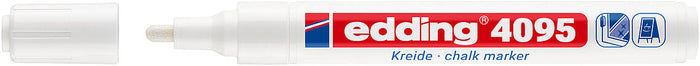 edding e-4095 Chalk Marker, White