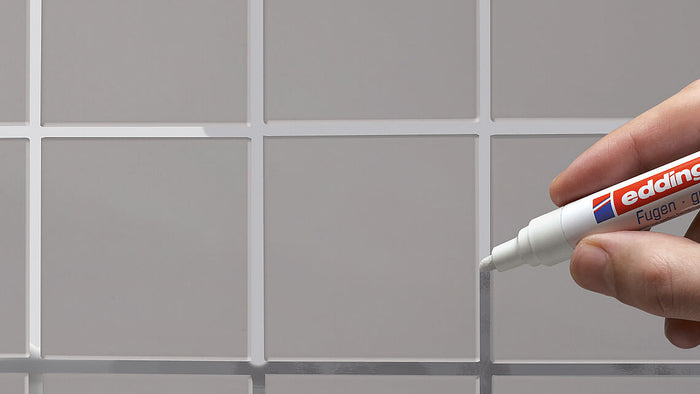 edding e-8200/1  Grout Marker, White