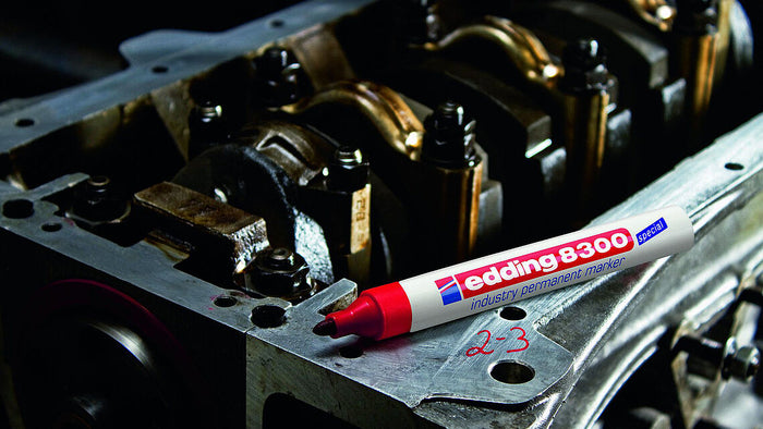 edding e-8300 Industry Permanent Marker, Black