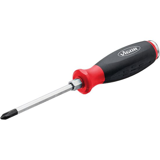 Vigor Screwdriver with Impact Cap with Square Input Shaft V5010-PH2