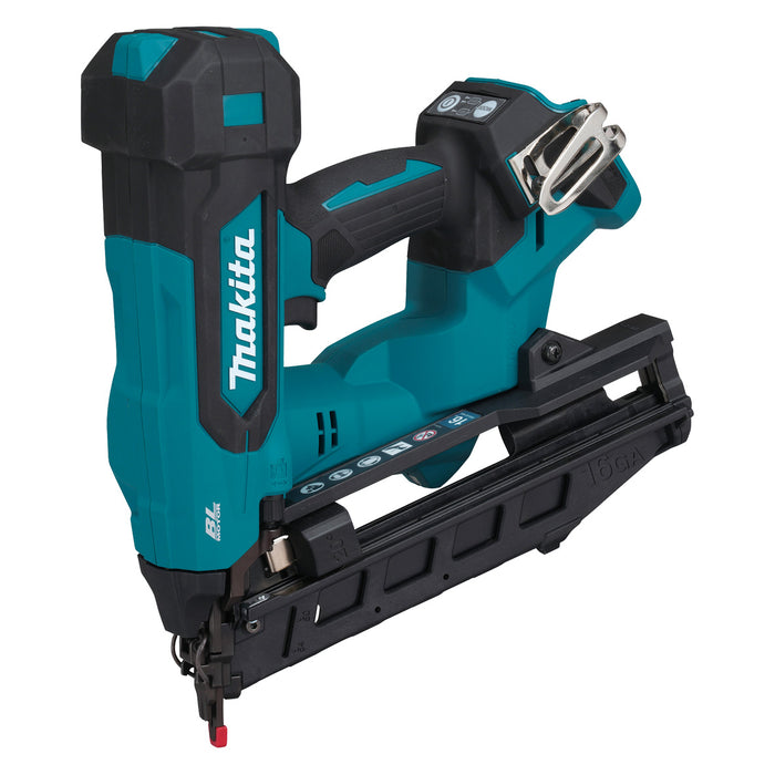 Makita DBN610Z 18V Brushless 16Ga Angled Finishing Nailer (Skin Only)