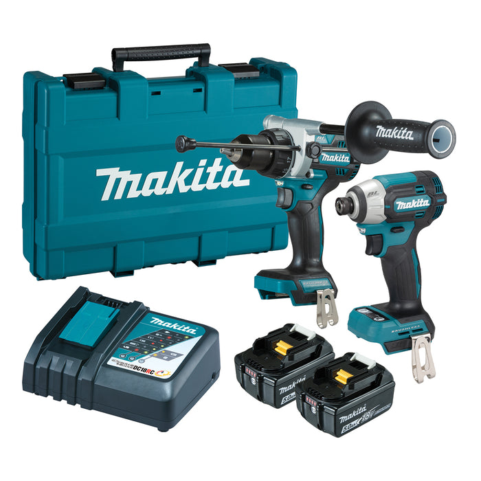 Makita DLX2567T 18V Brushless 2-Piece Combo Kit (Including DHP486Z, DTD201Z)