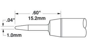 Metcal SSC Soldering Cartridge Conical Sharp 1mm (0.039